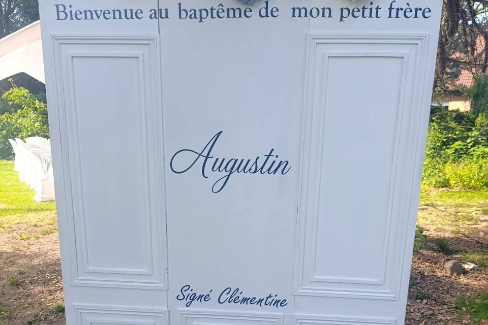 Mur d'accueil