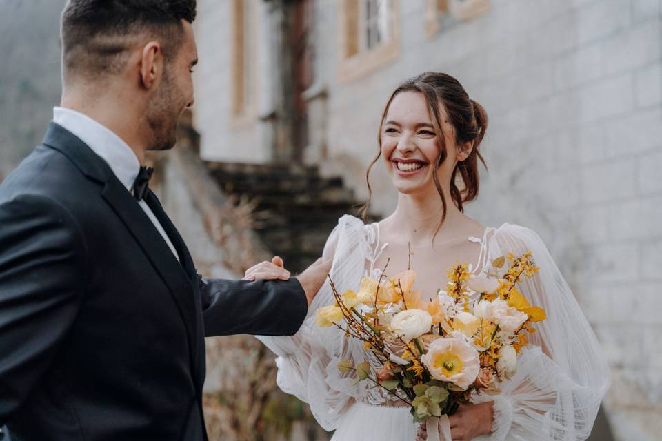 Découverte de la mariée
