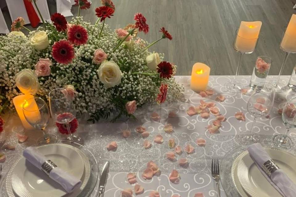 Décor table d'honneur