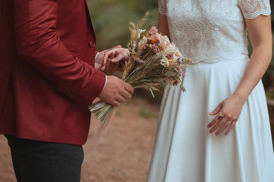 Photo d’un couple de mariée