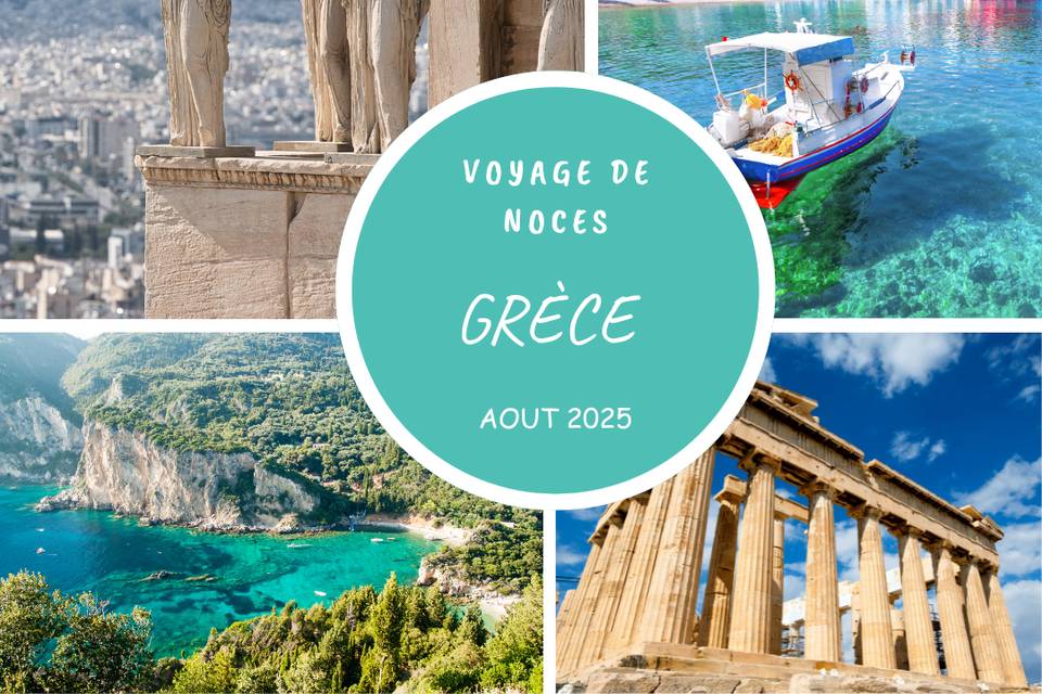 Voyage de noces en Grèce
