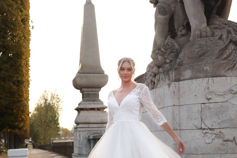 Robe de mariée courte