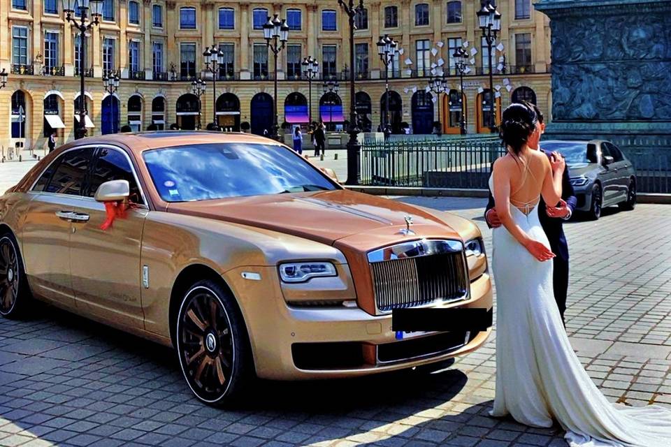 Rolls Royce gold Vendôme