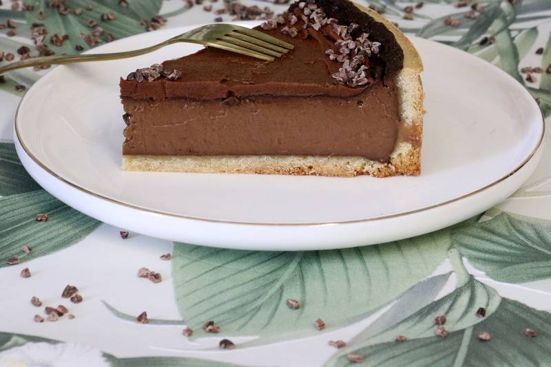 Flan Chocolat grué de cacao