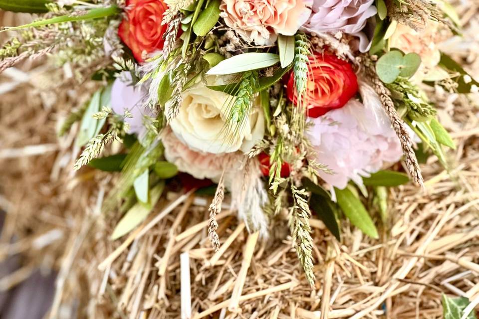 Bouquet champêtre raffiné