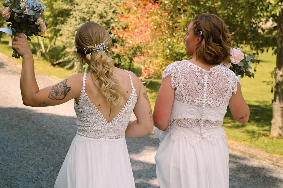 Mariage champêtre : douceur et
