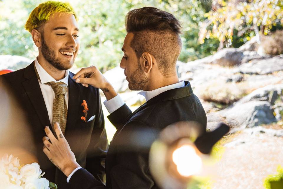 Couple gay mariage