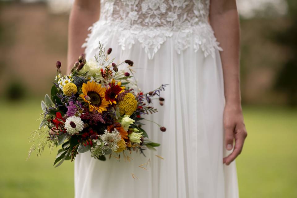 Photo de couple bouquet