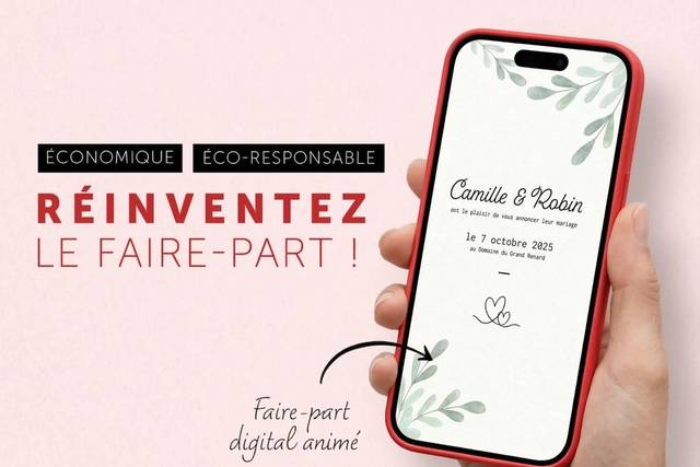 Faire-part digital animé