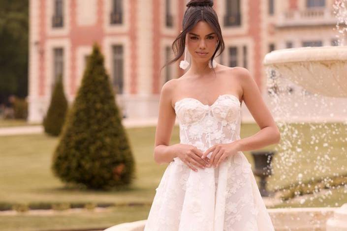 Robe de mariée courte