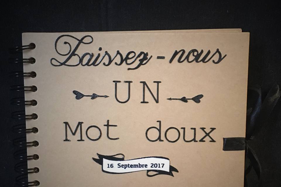 Livre d'or mariage