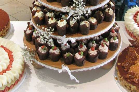 Pyramide mini cupcakes