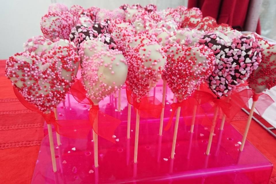 Cake-pop coeurs