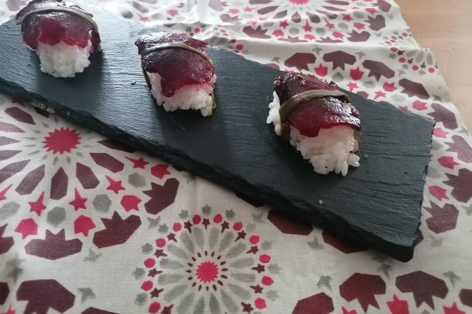 Nigiri de betterave