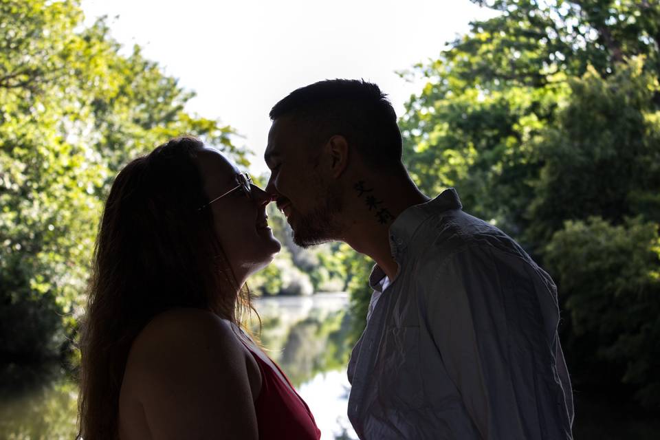 A & B