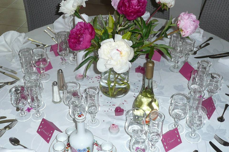 Mariage pivoine