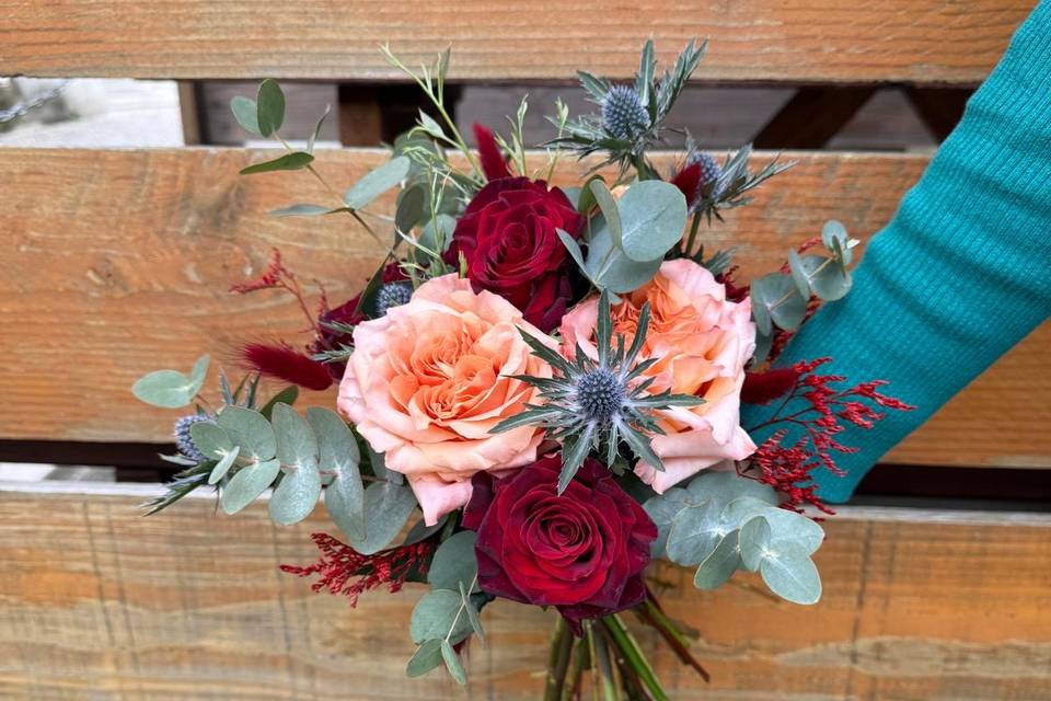 Bouquet de mariée simple