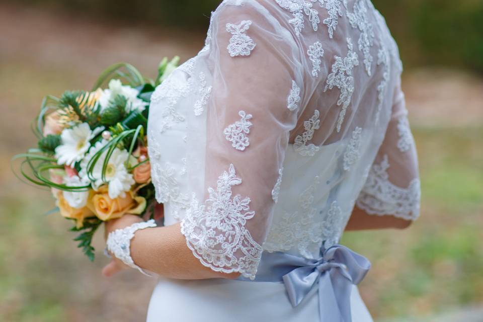 Mariée au bouquet