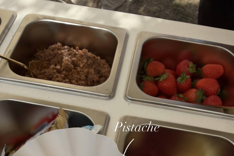 Pancakes pistache