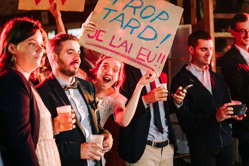 Portrait d'une mariée en soiré