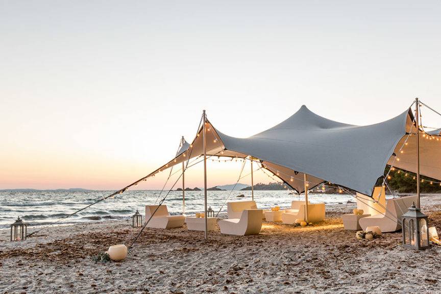 120 m² de strecht tent