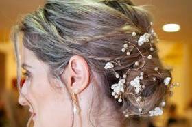 Chignon de mariée.