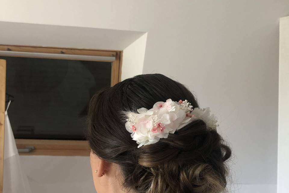 Chignon invitée.