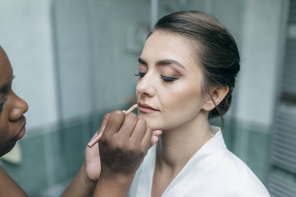 Maquillage et coiffure mariée