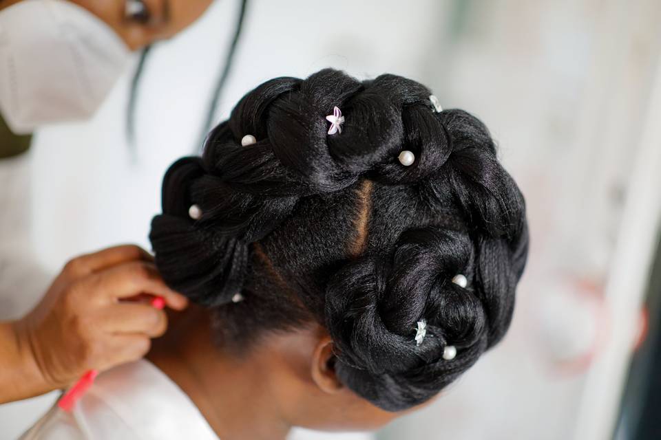 Maquillage et coiffure mariée