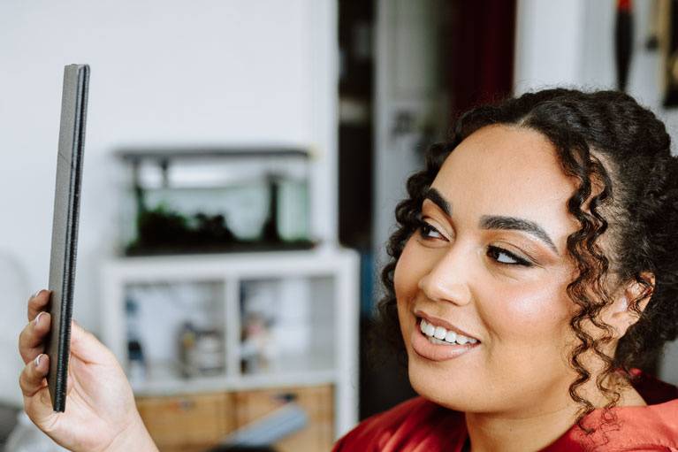 Maquillage et coiffure mariée