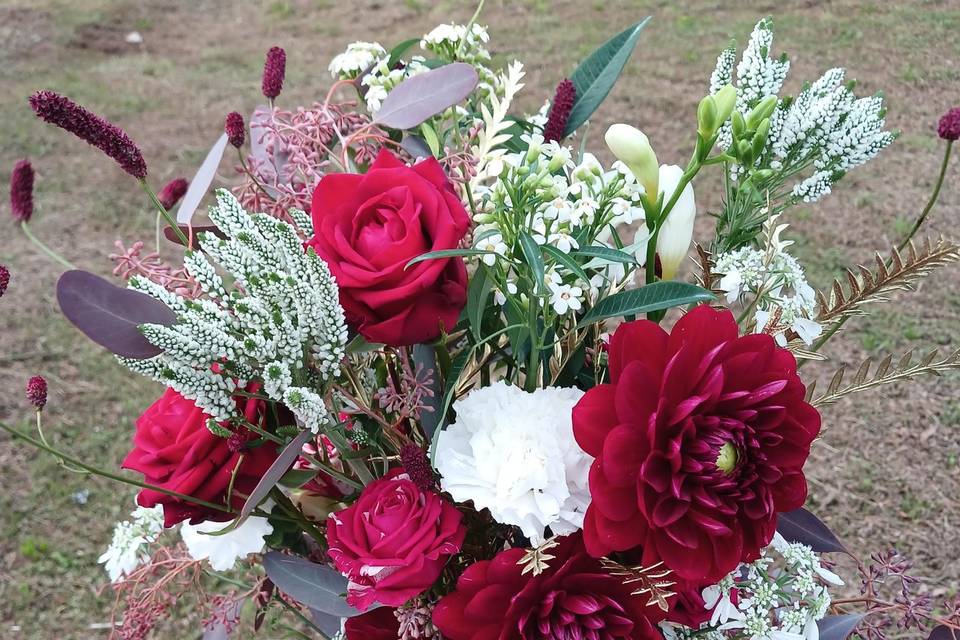 Bouquet de mariée ruby