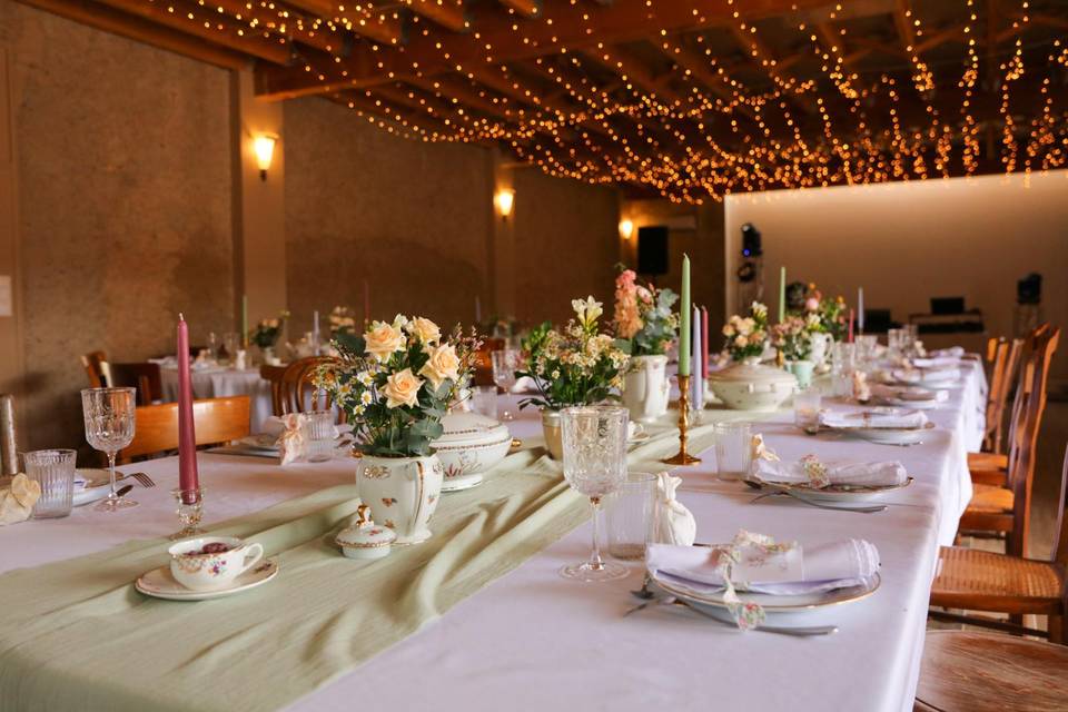 Bouquets tables