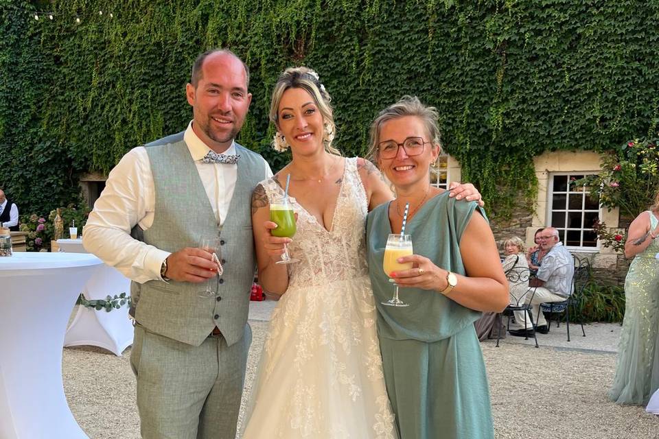 Vin d'honneur avec mes Mariés