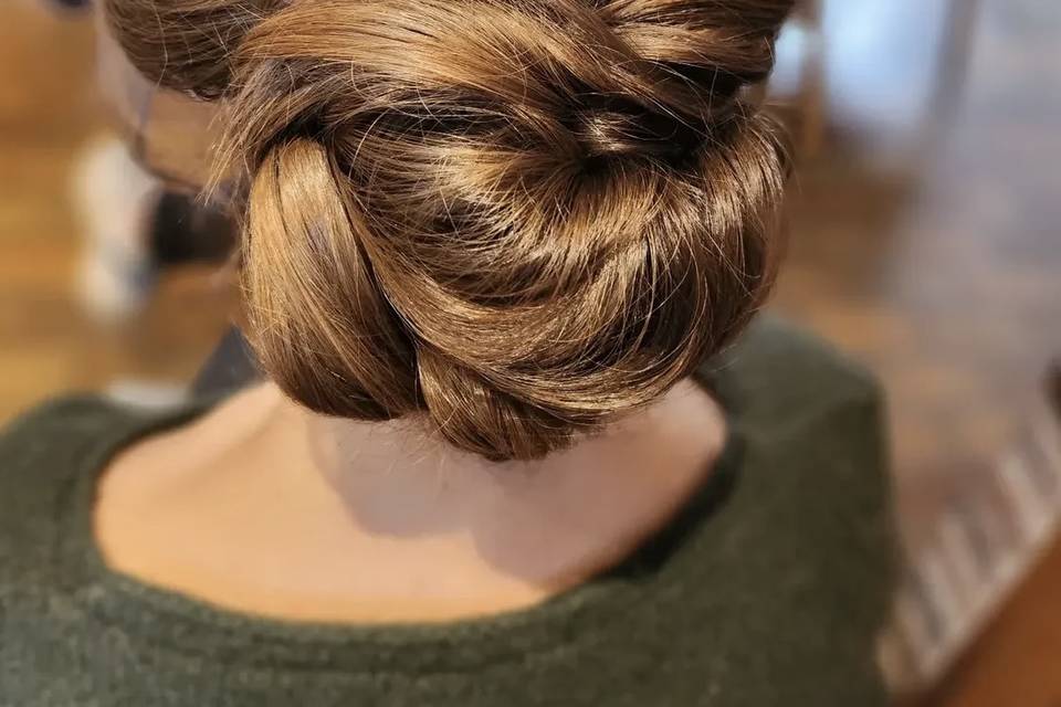 Chignon torsadée
