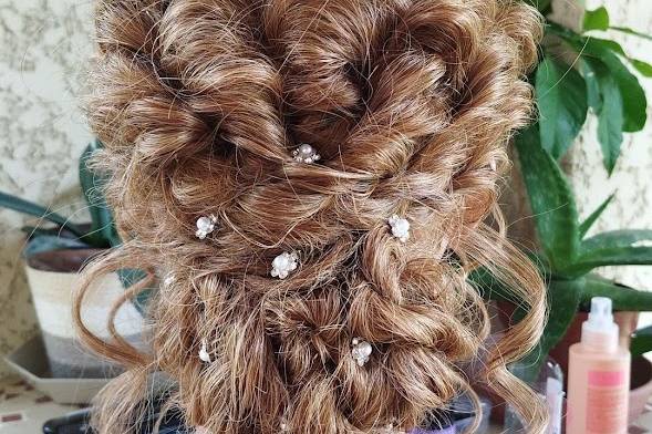 Chignon bohème