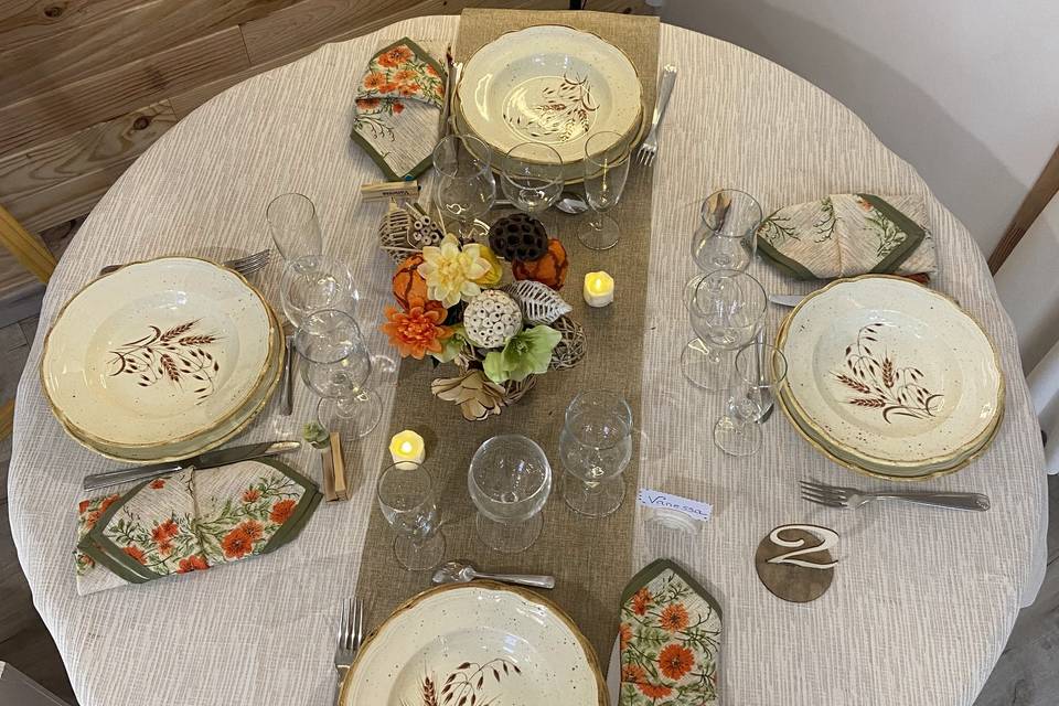 Présentation table