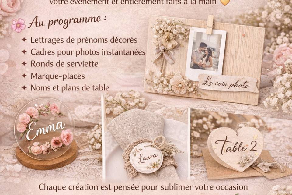 Articles personnalisés