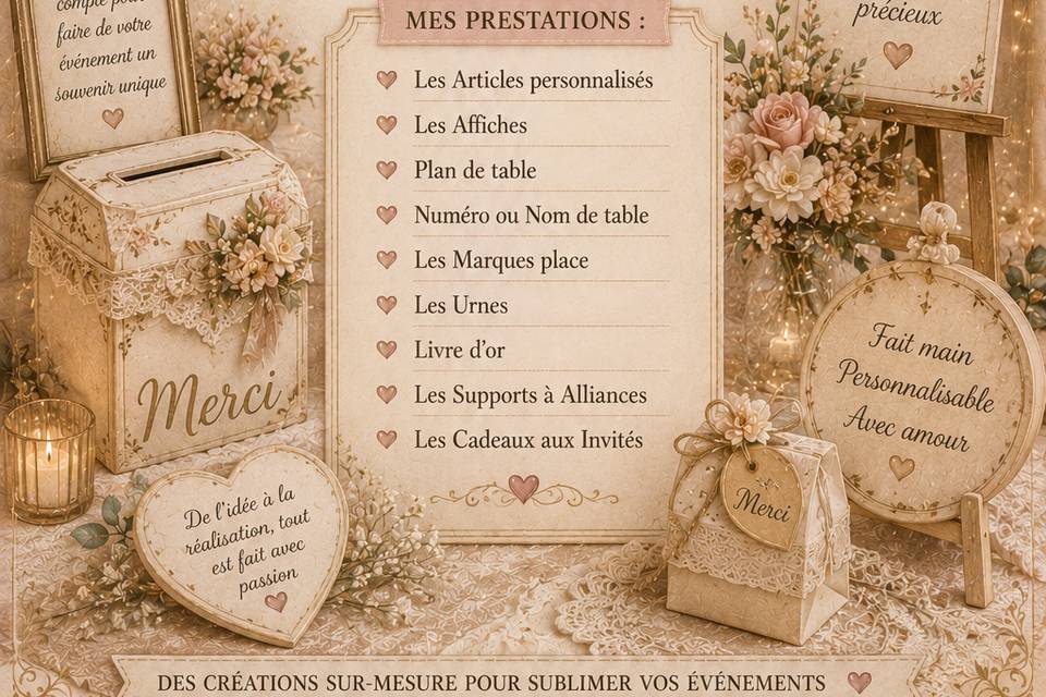 Catalogue prestations