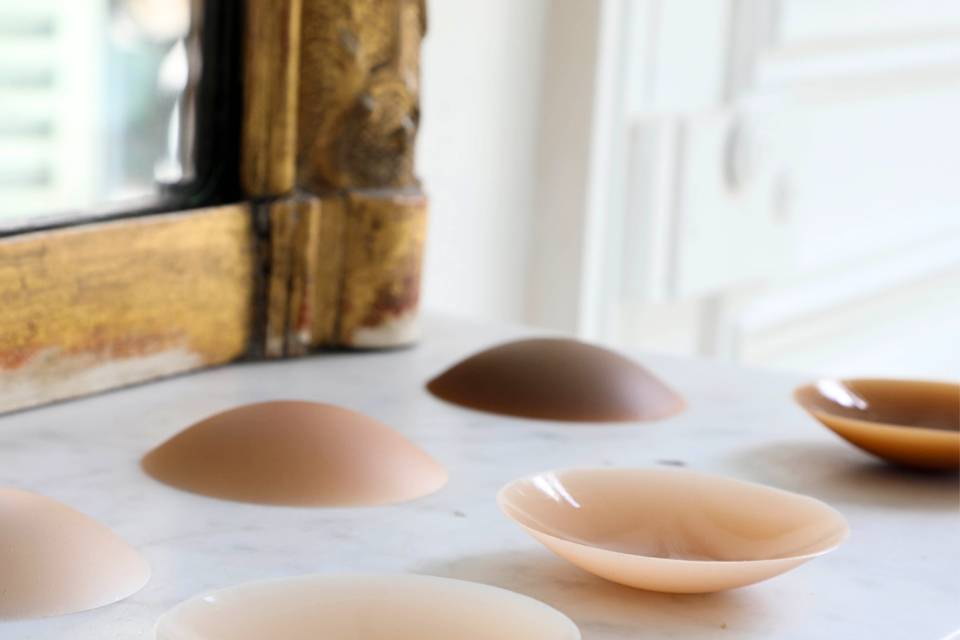 Cache-tétons silicone très fin