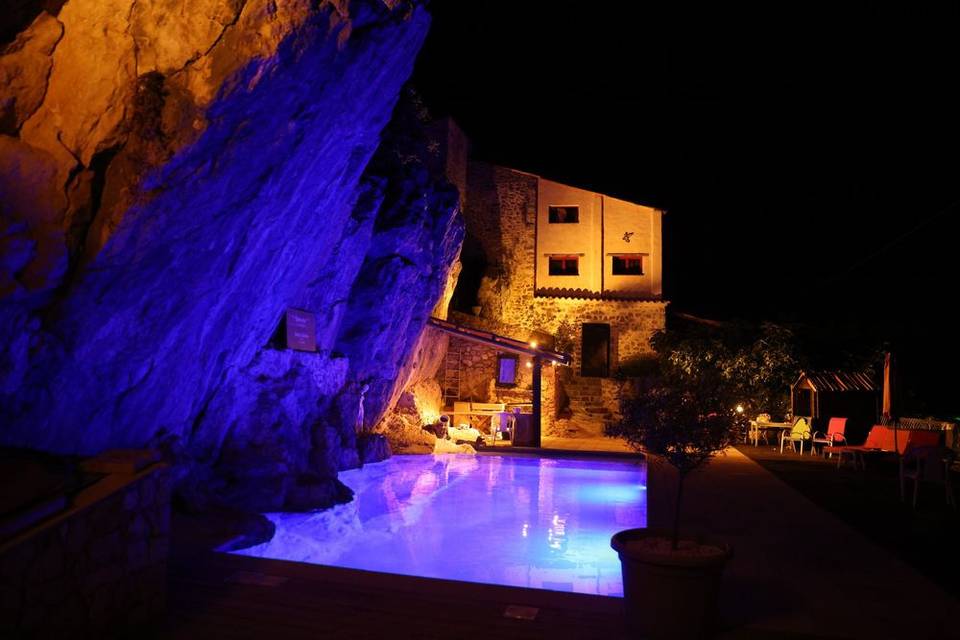 Piscine de nuit