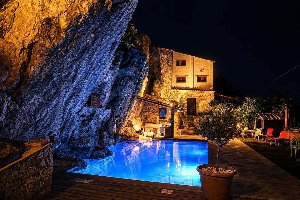 Piscine nuit