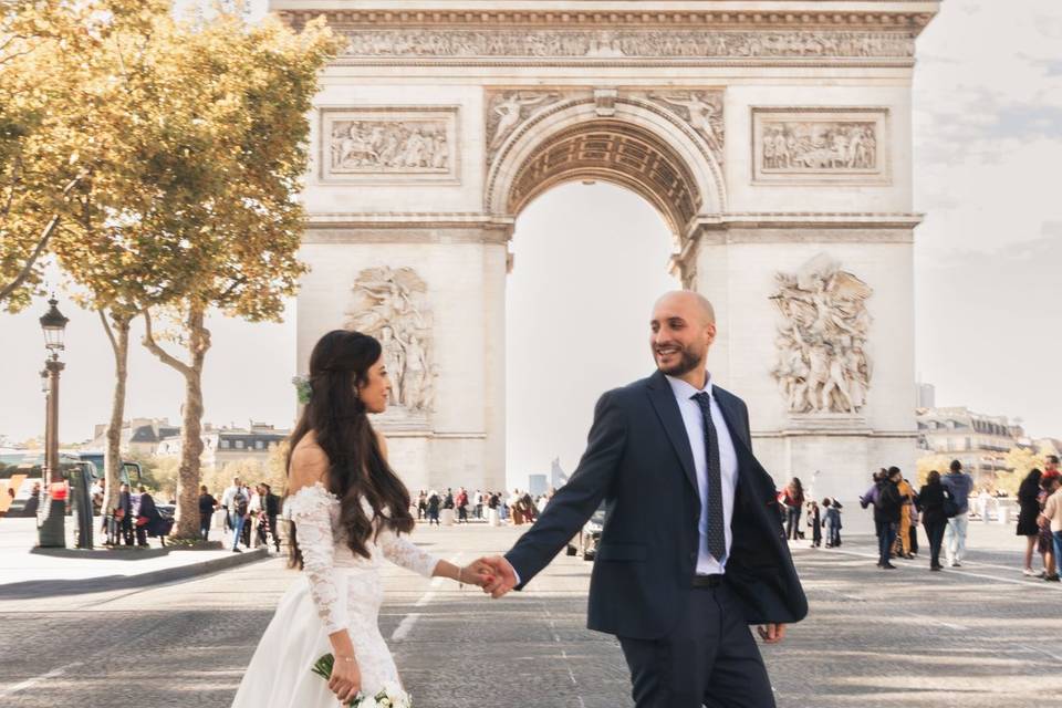Mariage chic à Paris