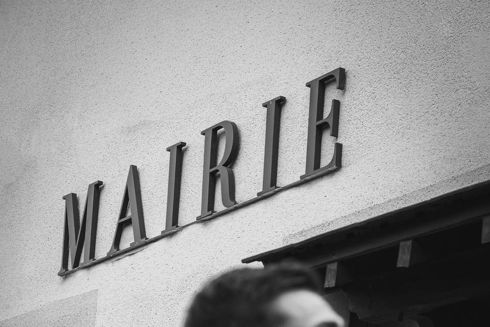 Marié à la mairie