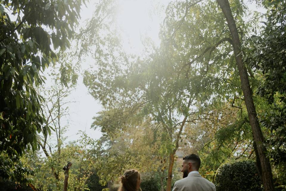 Dans le parc