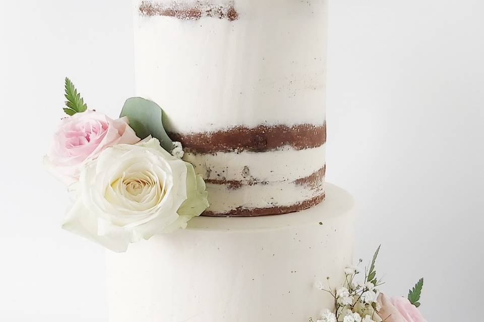 Wedding naked cake