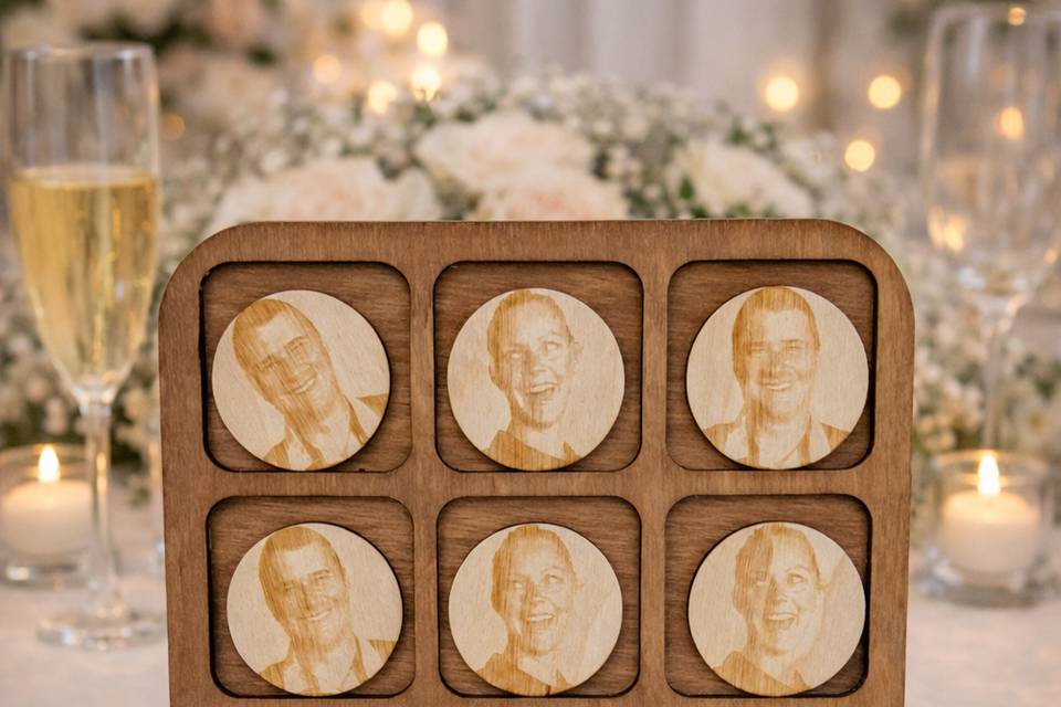 Jeu de table à votre effigie