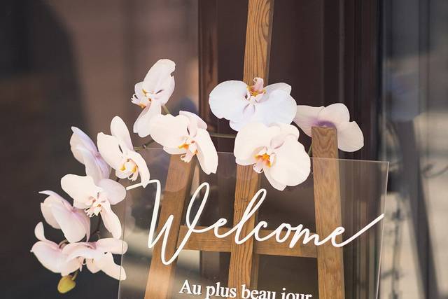 Panneau bienvenu