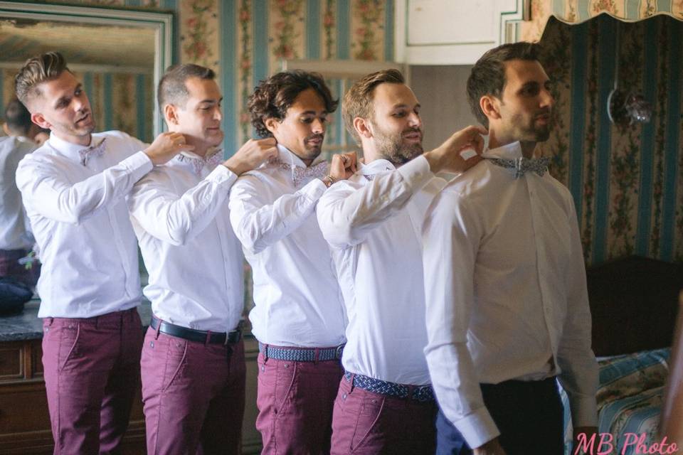 Préparatifs témoins