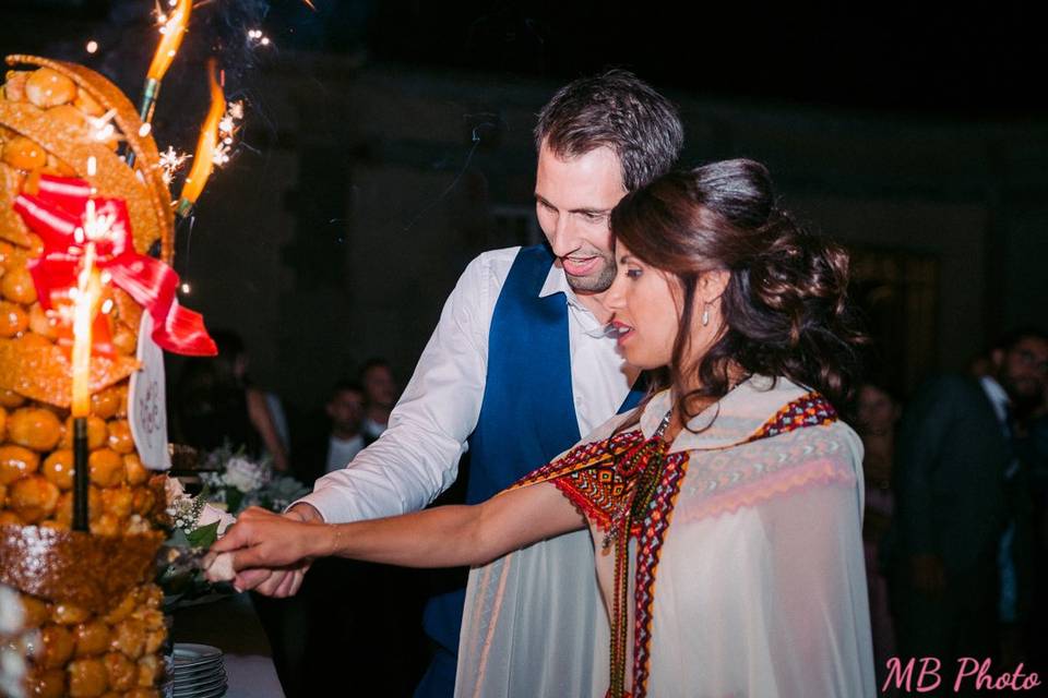 Pièce montée mariés