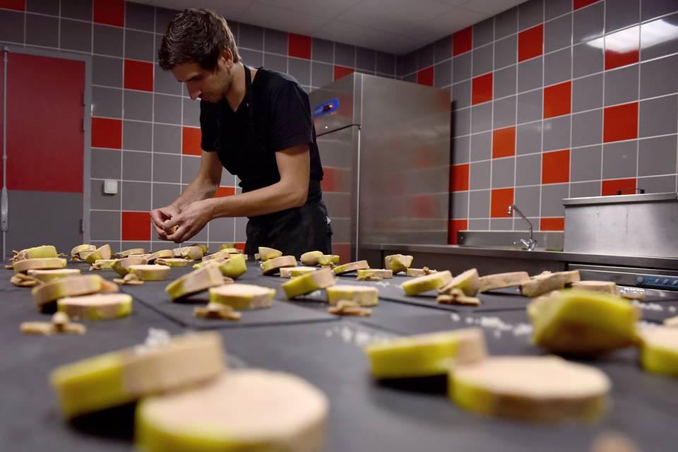 Préparation foie gras